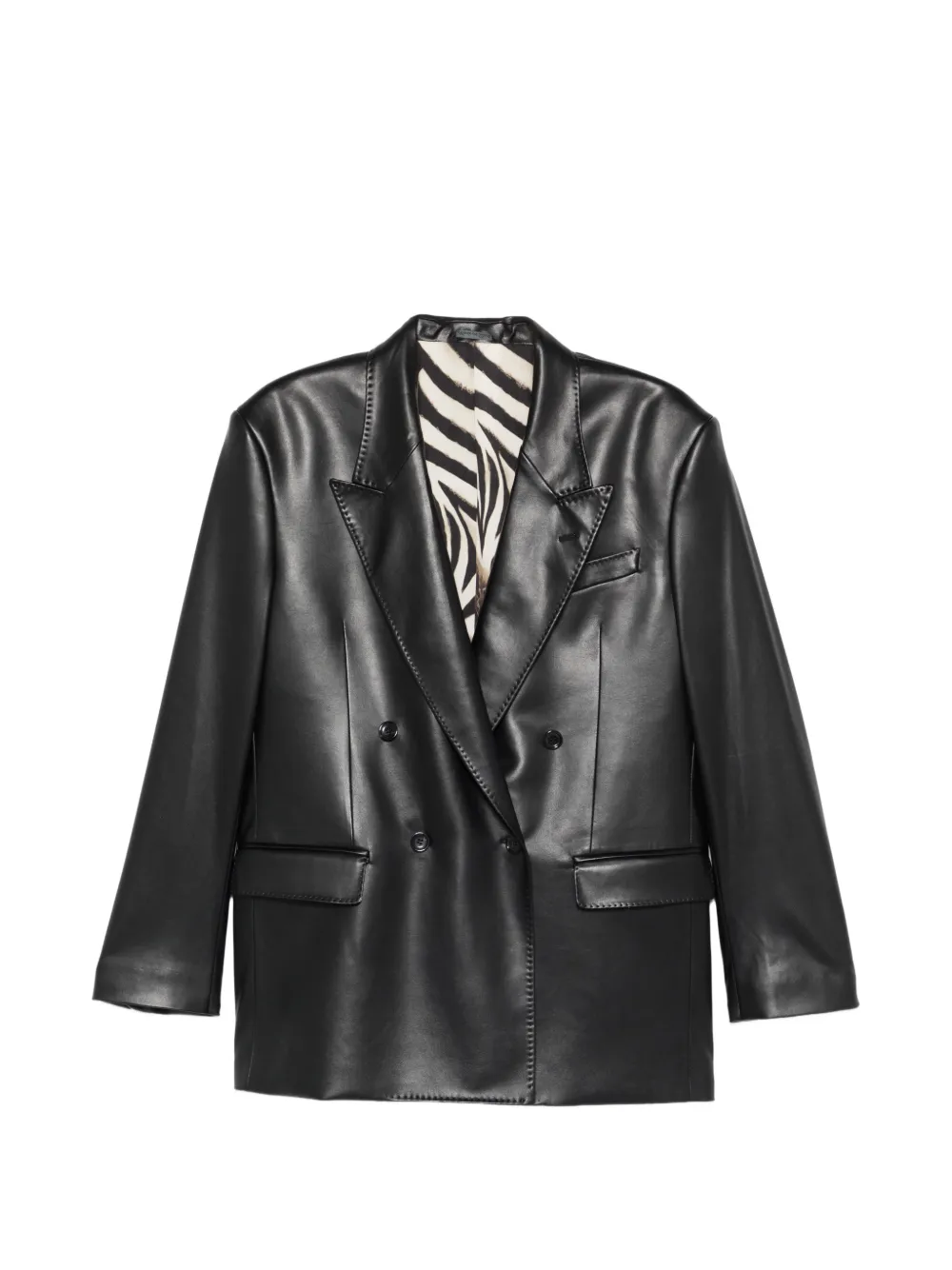 ERALDO double-breasted pocket blazer - Nero