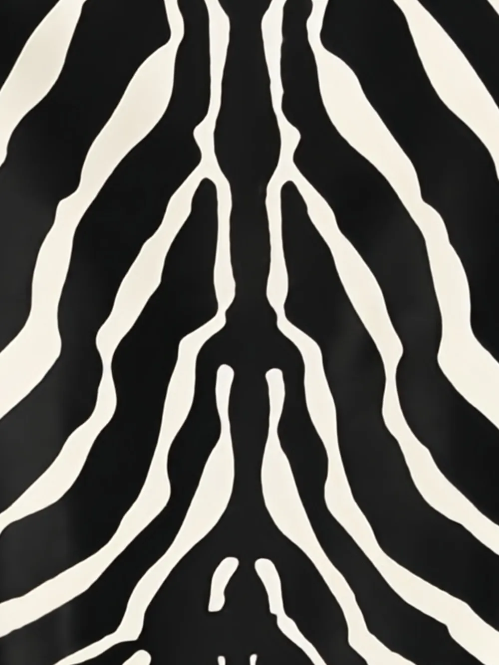 KHAITE Loxley midi-rok met zebraprint Zwart