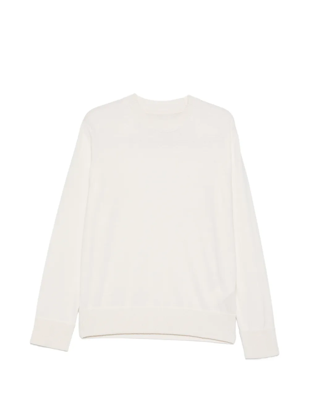 sacai long-sleeve crew-neck sweater - Nude