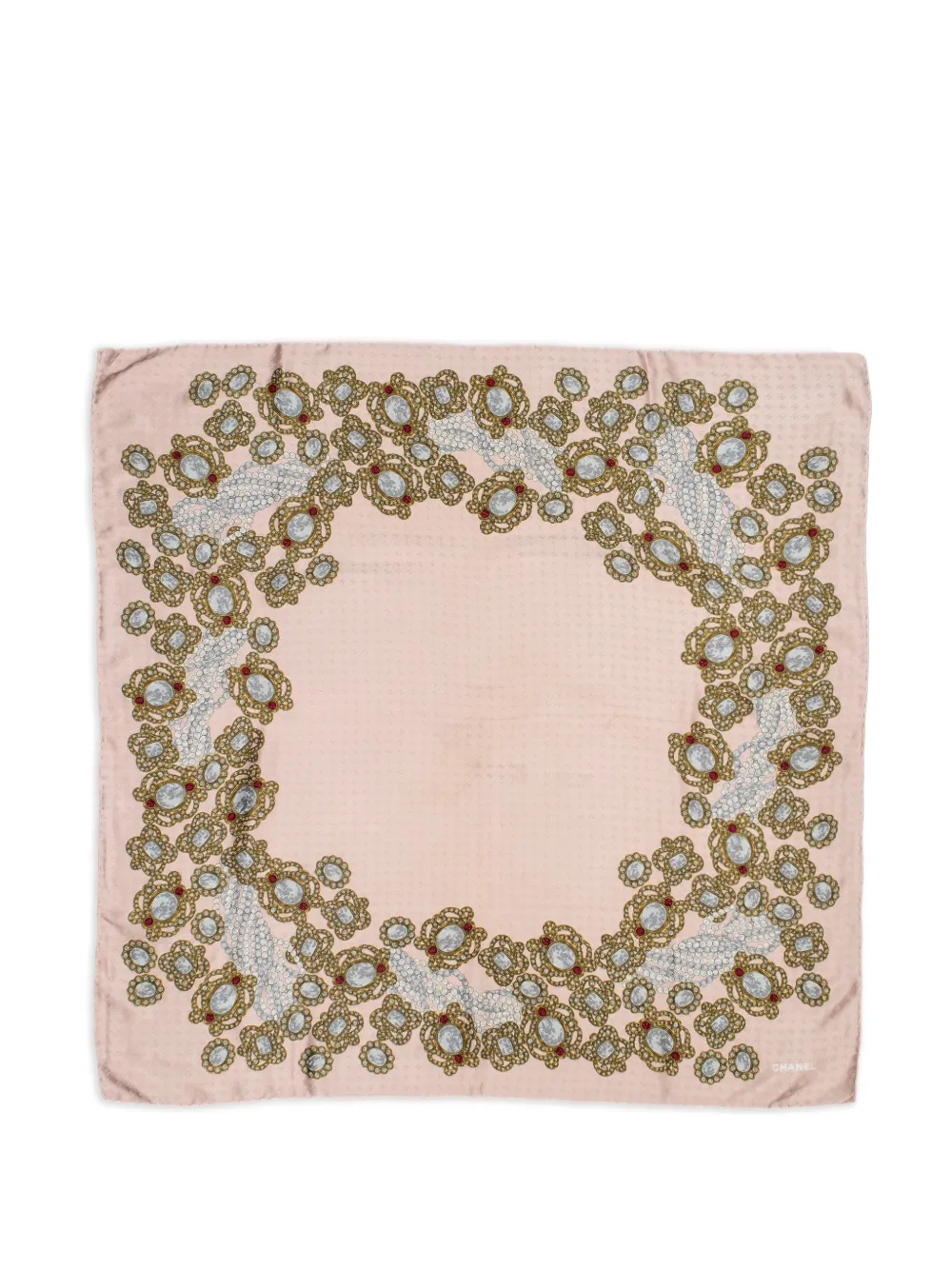 CHANEL Pre-Owned Sciarpa con stampa CC - Rosa