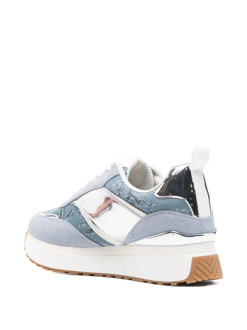 LIU JO floral-print sneakers Blauw