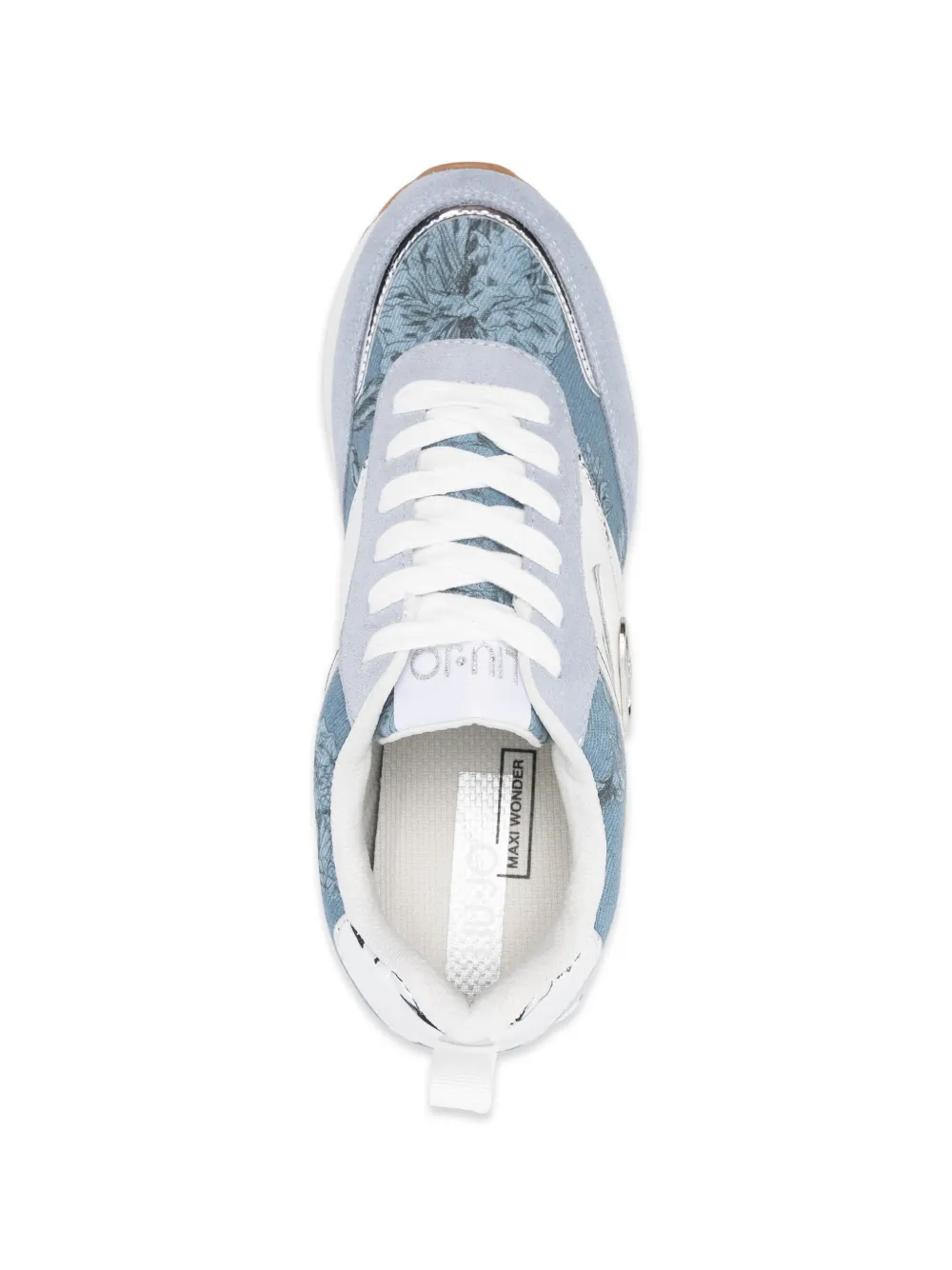 LIU JO Sneakers met bloemenprint Blauw