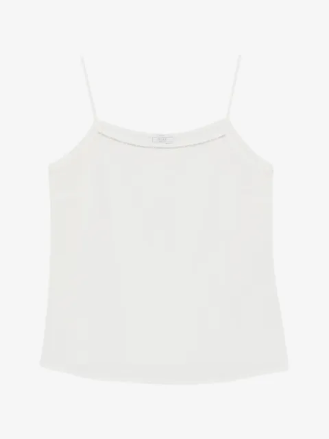 Peserico thin straps tank top