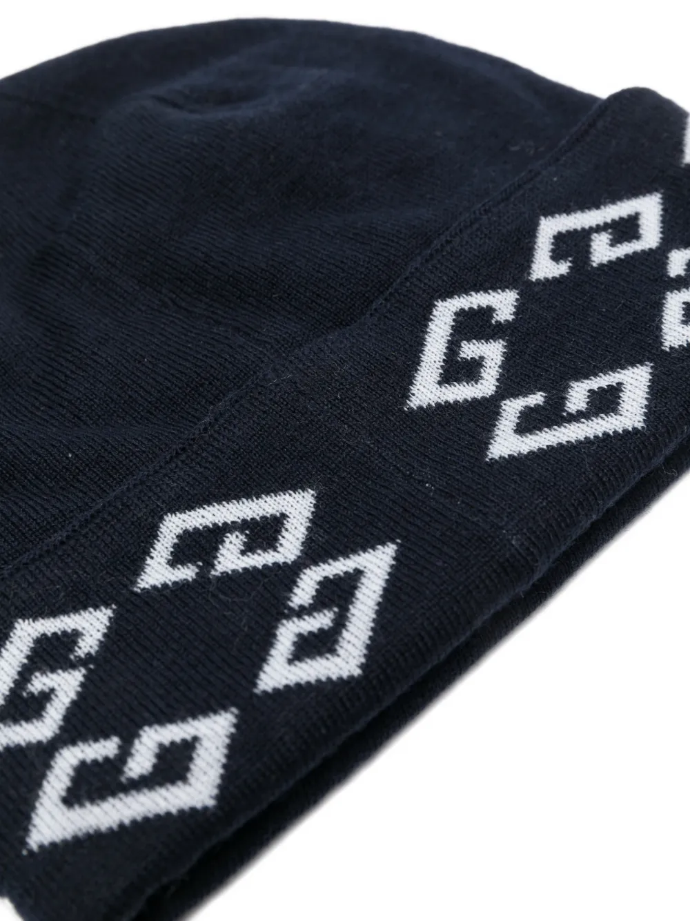 Givenchy Muts met geometrisch patroon Blauw