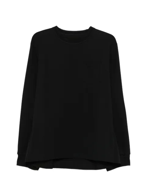 sacai Top met zak en lange mouwen