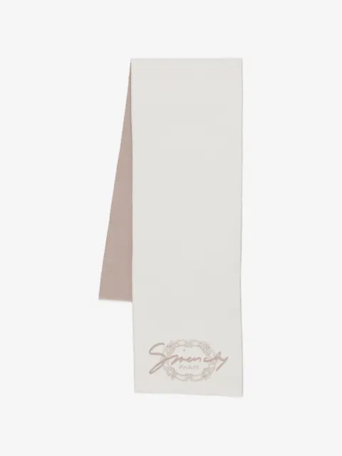 Givenchy mascada con logo estampado