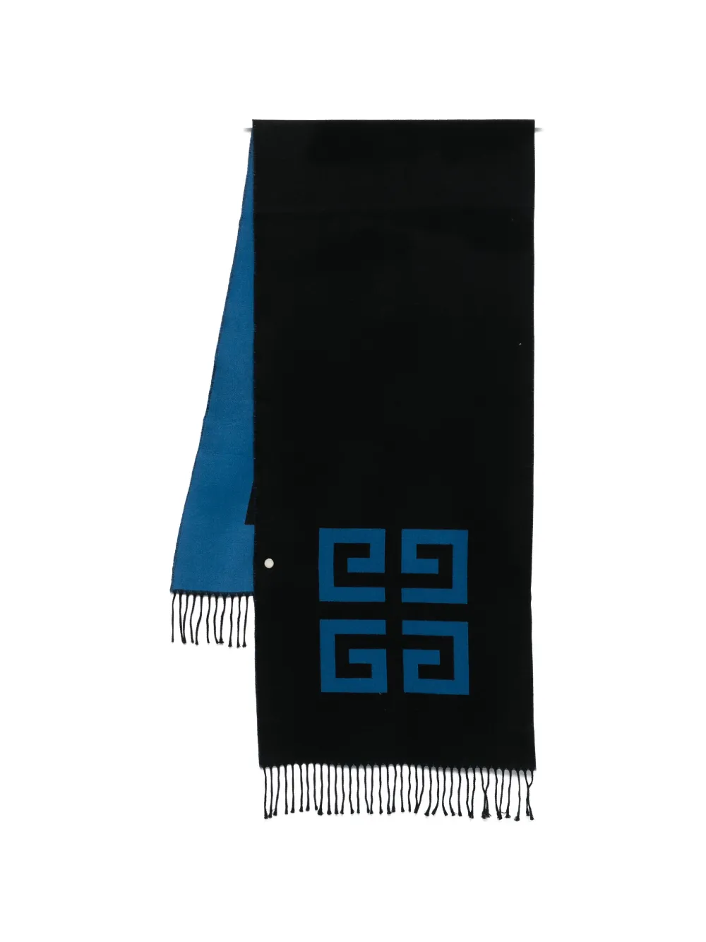 Givenchy fringe-hem scarf - Nero