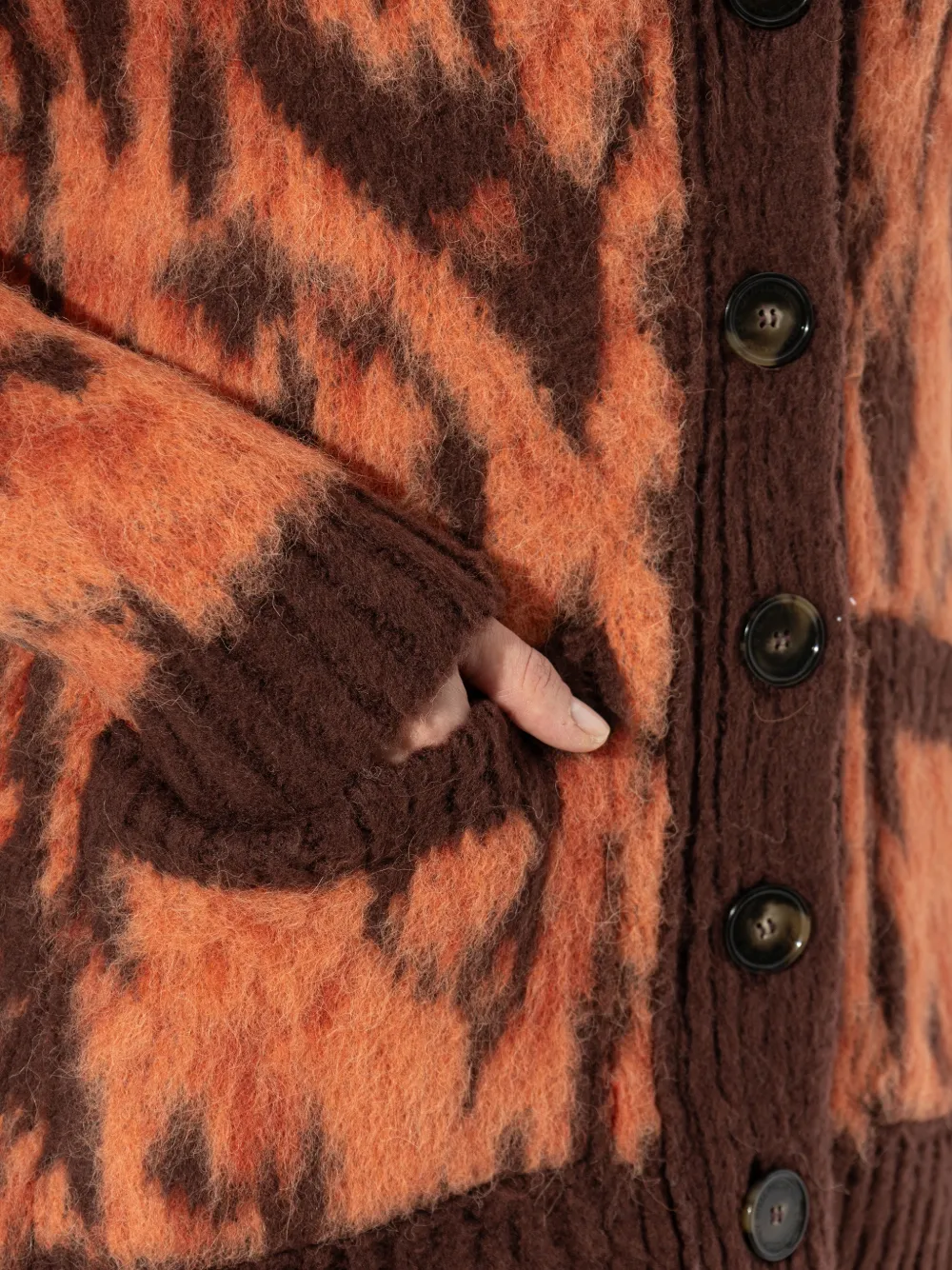 Stella McCartney Vest met luipaard-print en V-hals Oranje