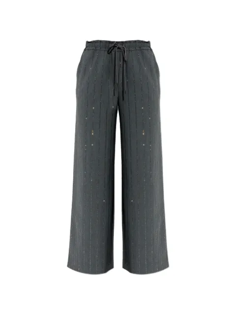 Self-Portrait pantalones con cordones en la pretina