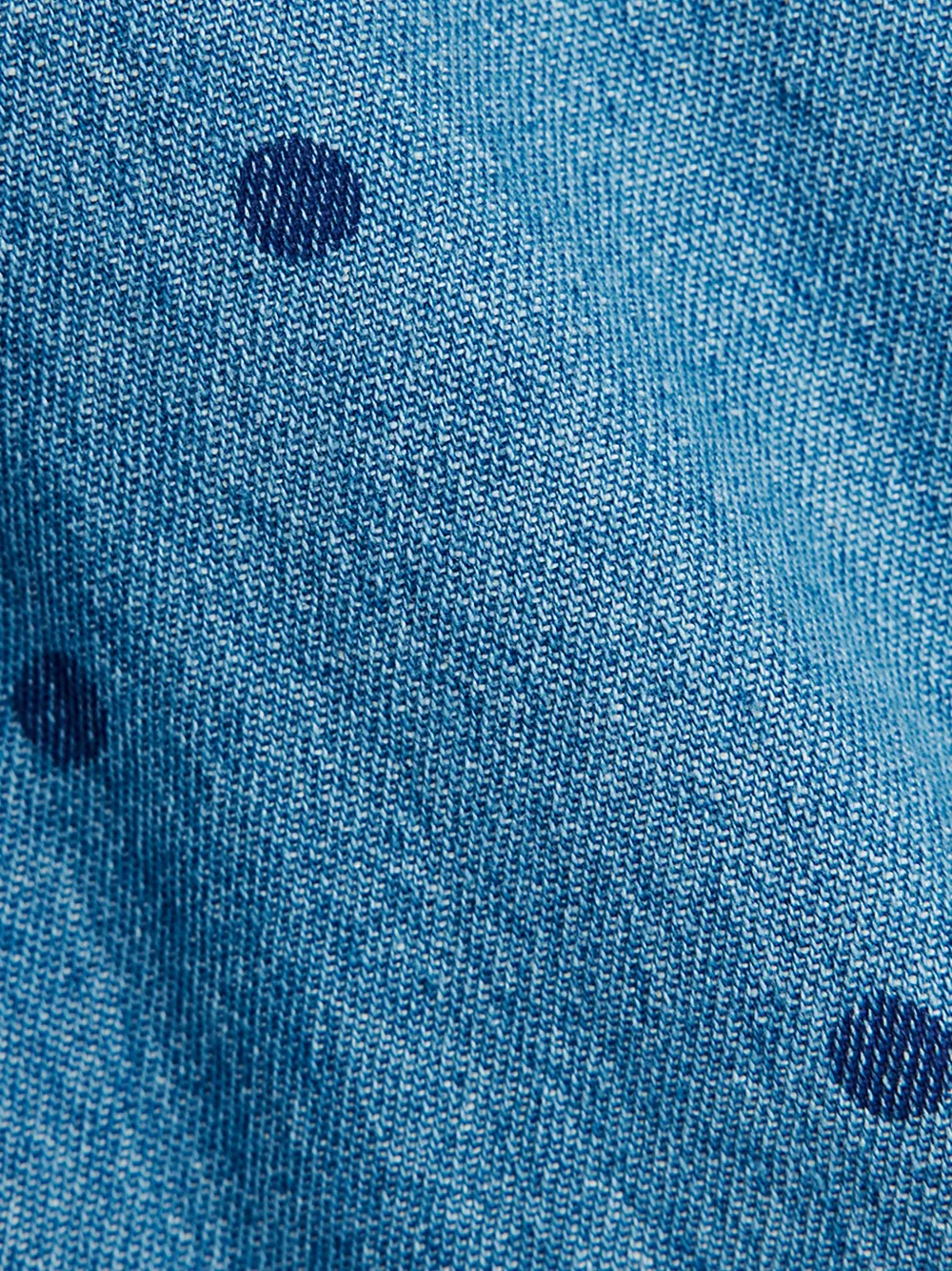 Mini Rodini Zonnehoed met stippen Blauw