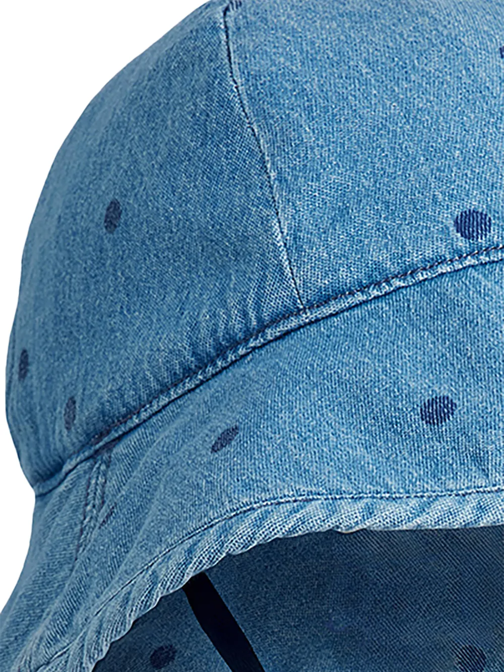  Mini Rodini Polka-dot Sun Hat - Blue 