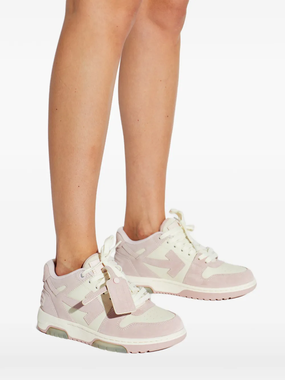 Off-White Out Of Office lace-up sneakers Roze