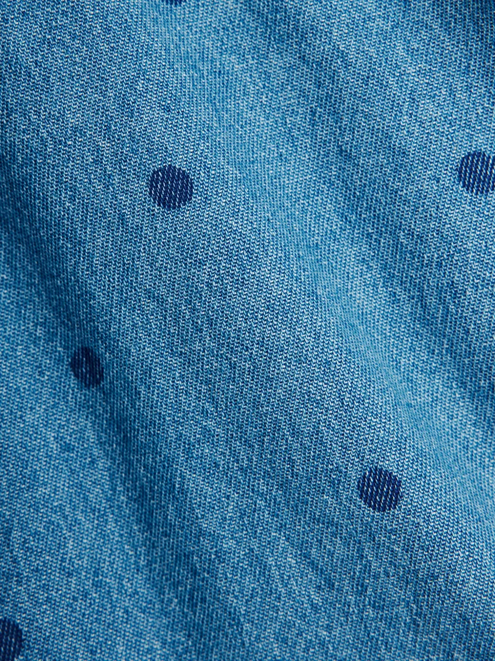 Mini Rodini Shorts met geborduurde hond en stippen Blauw