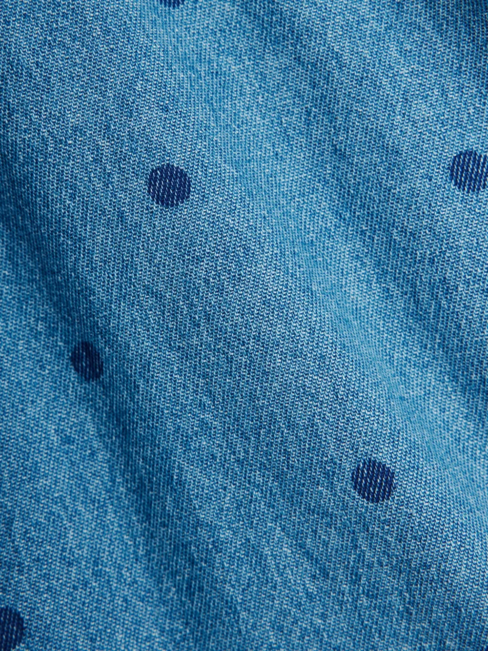 Mini Rodini Shirt met stippen en hondenpatroon Blauw