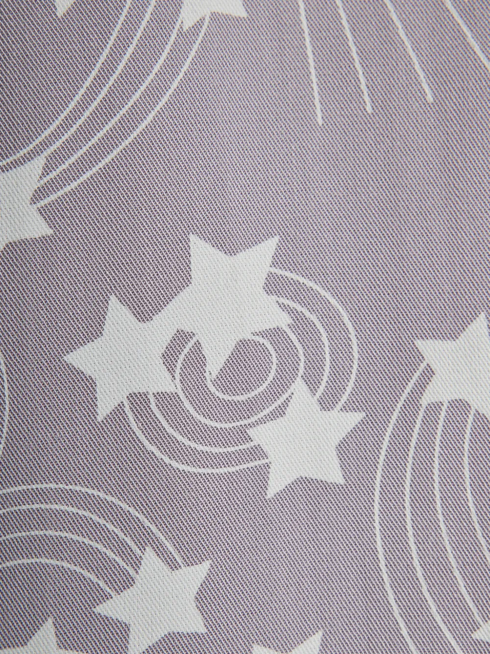 Mini Rodini Mouwloze jurk met ster-print Paars