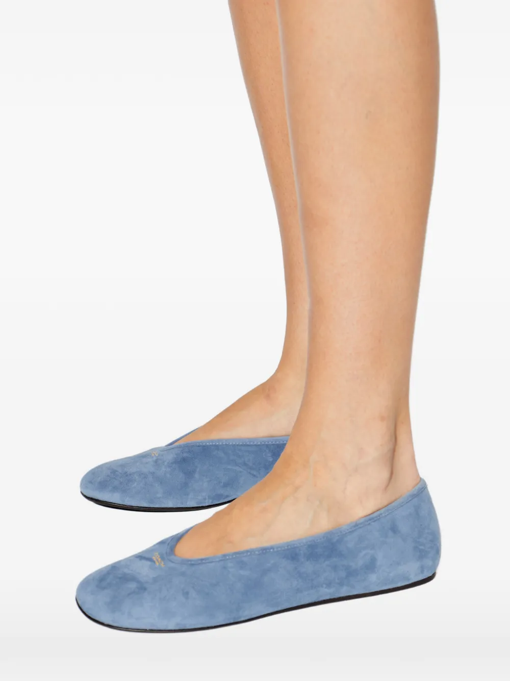 Coach Leren ballerina's Blauw