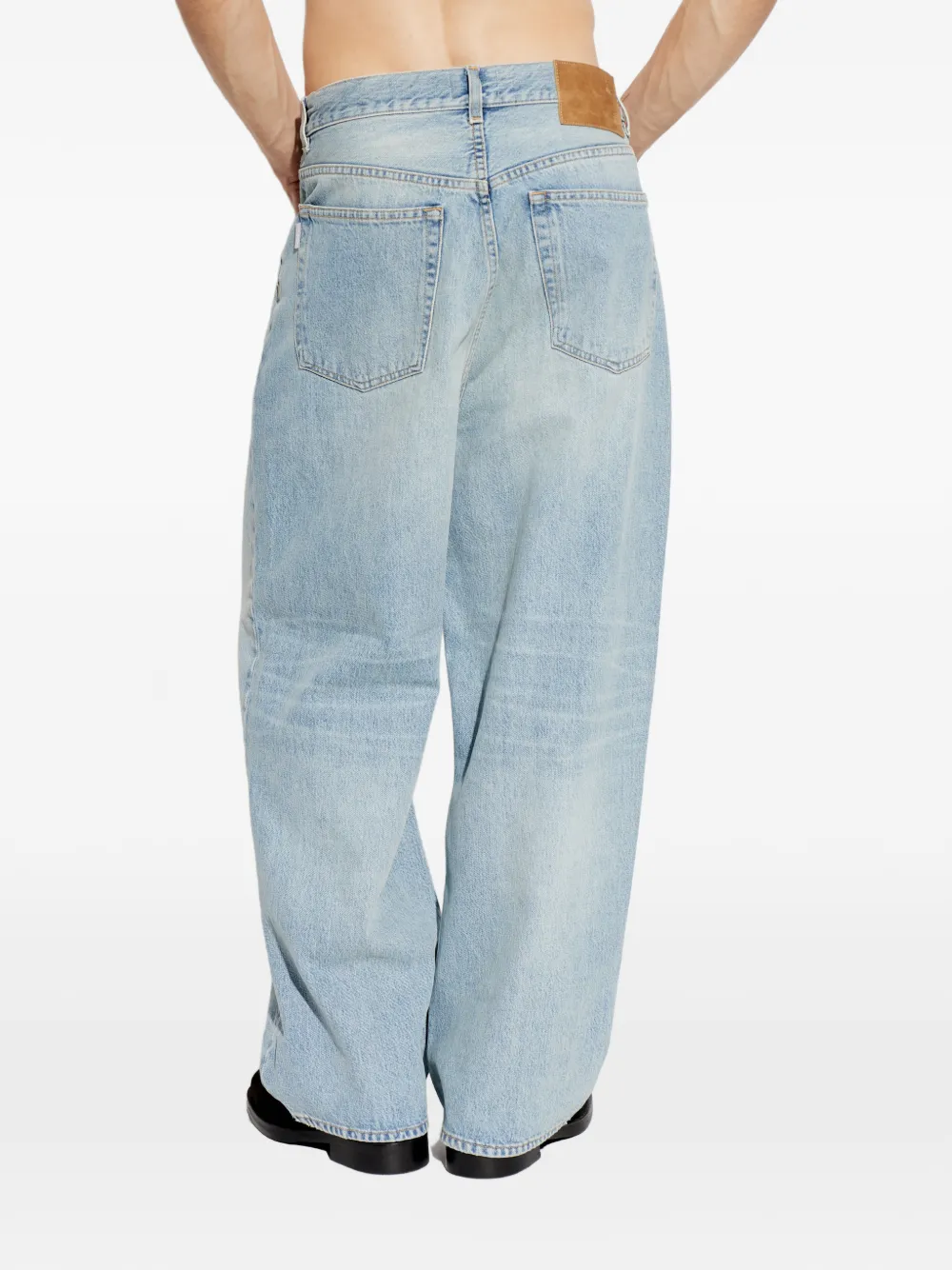 Haikure Jeans met wijde pijpen Blauw
