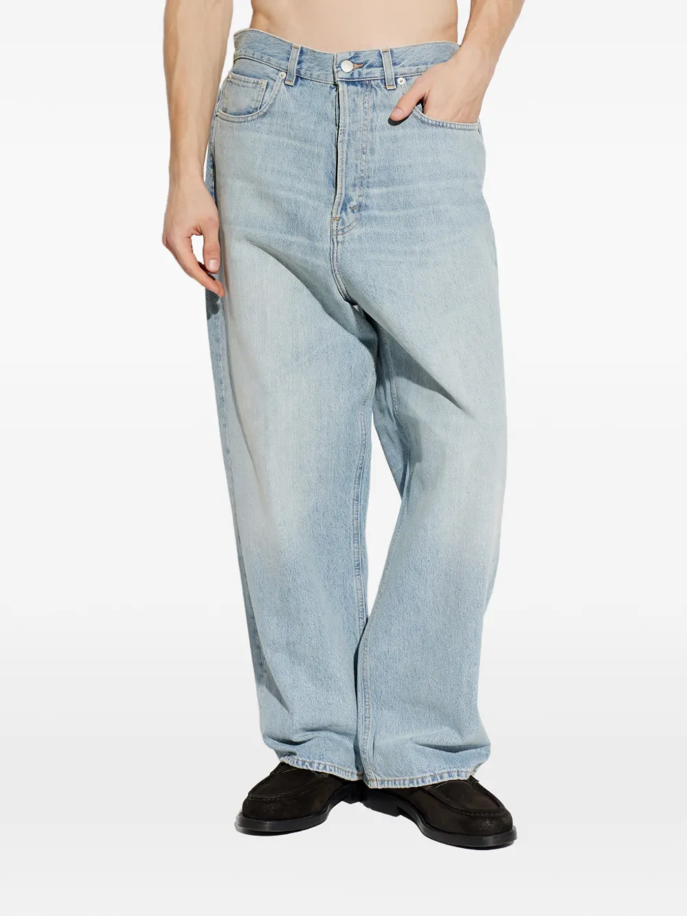 Haikure Jeans met wijde pijpen Blauw