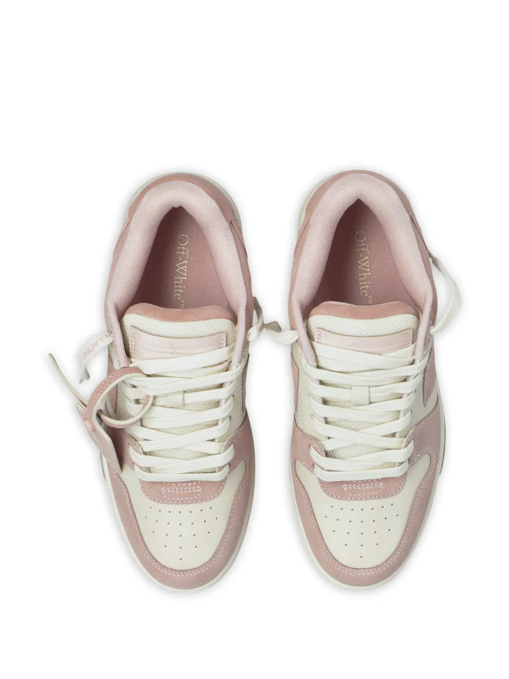 Out of Office suede panel sneakers