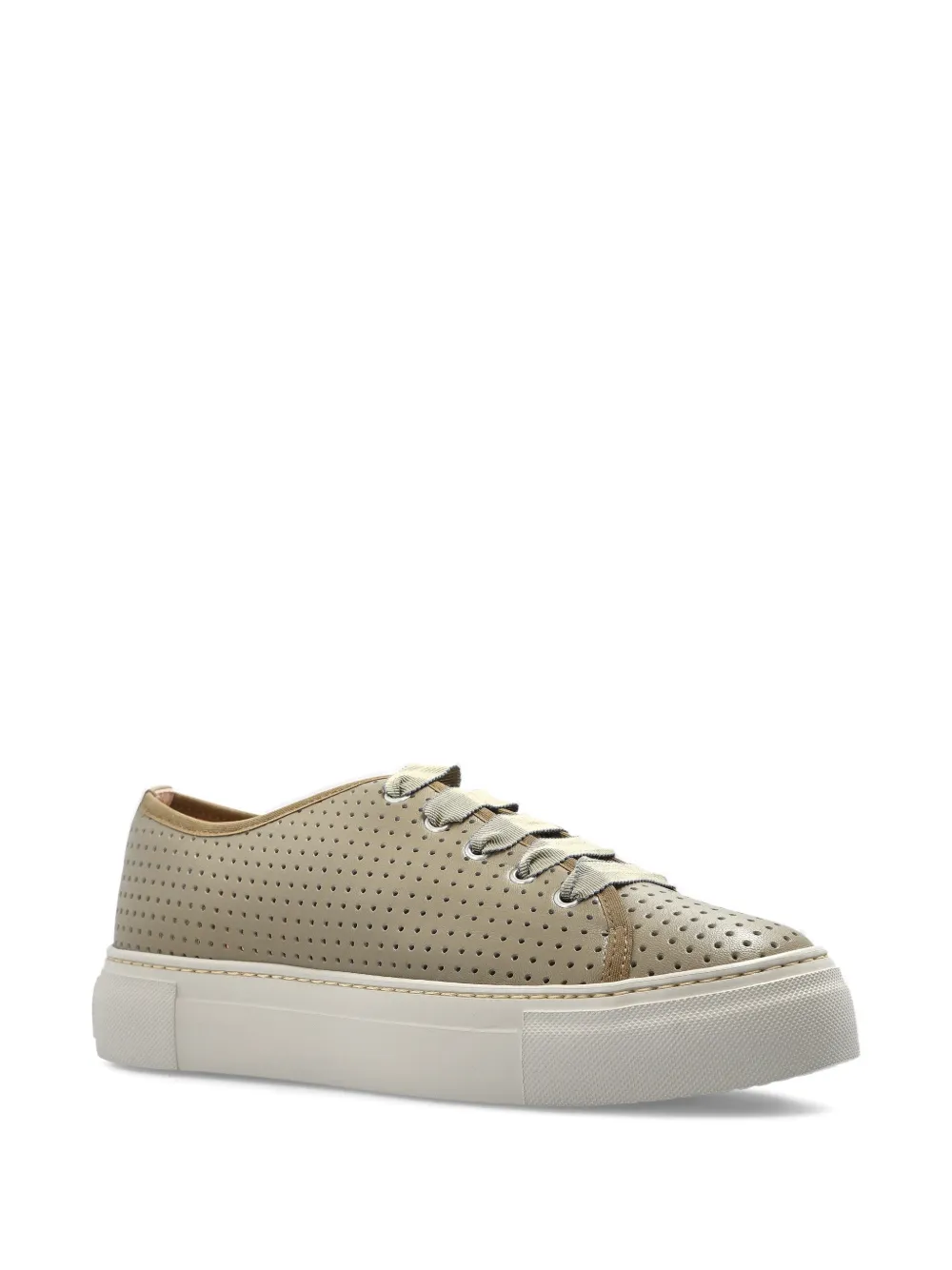 AGL Geperforeerde sneakers Beige