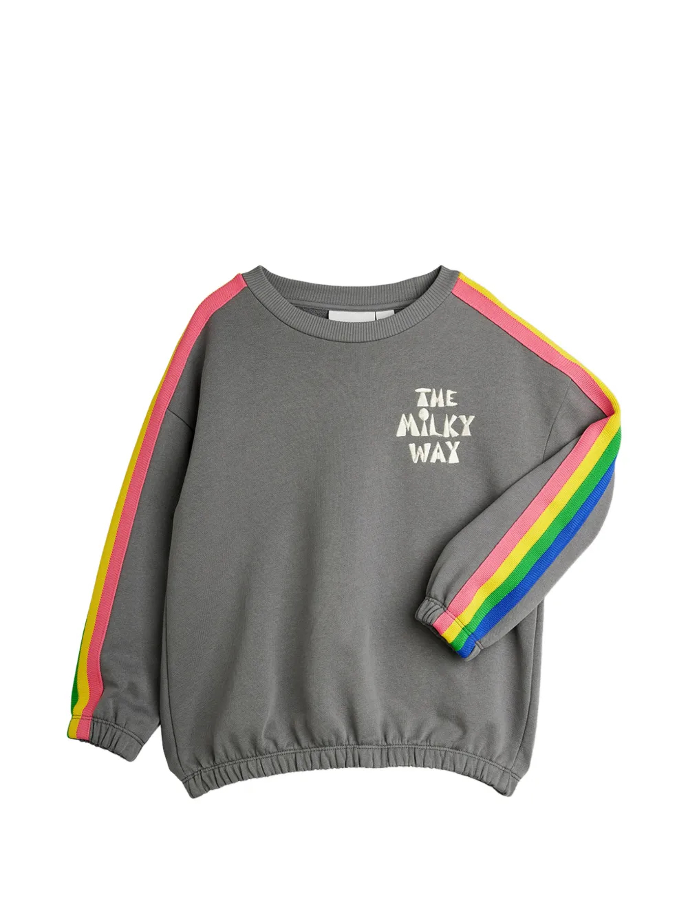  Mini Rodini Stripe-detail Sweatshirt - Grey 