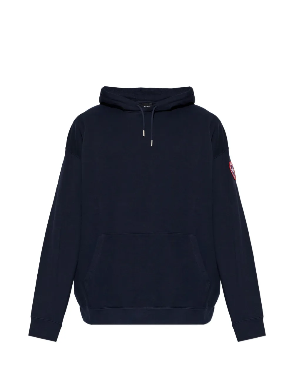 Canada Goose logo-patch hoodie - Blu