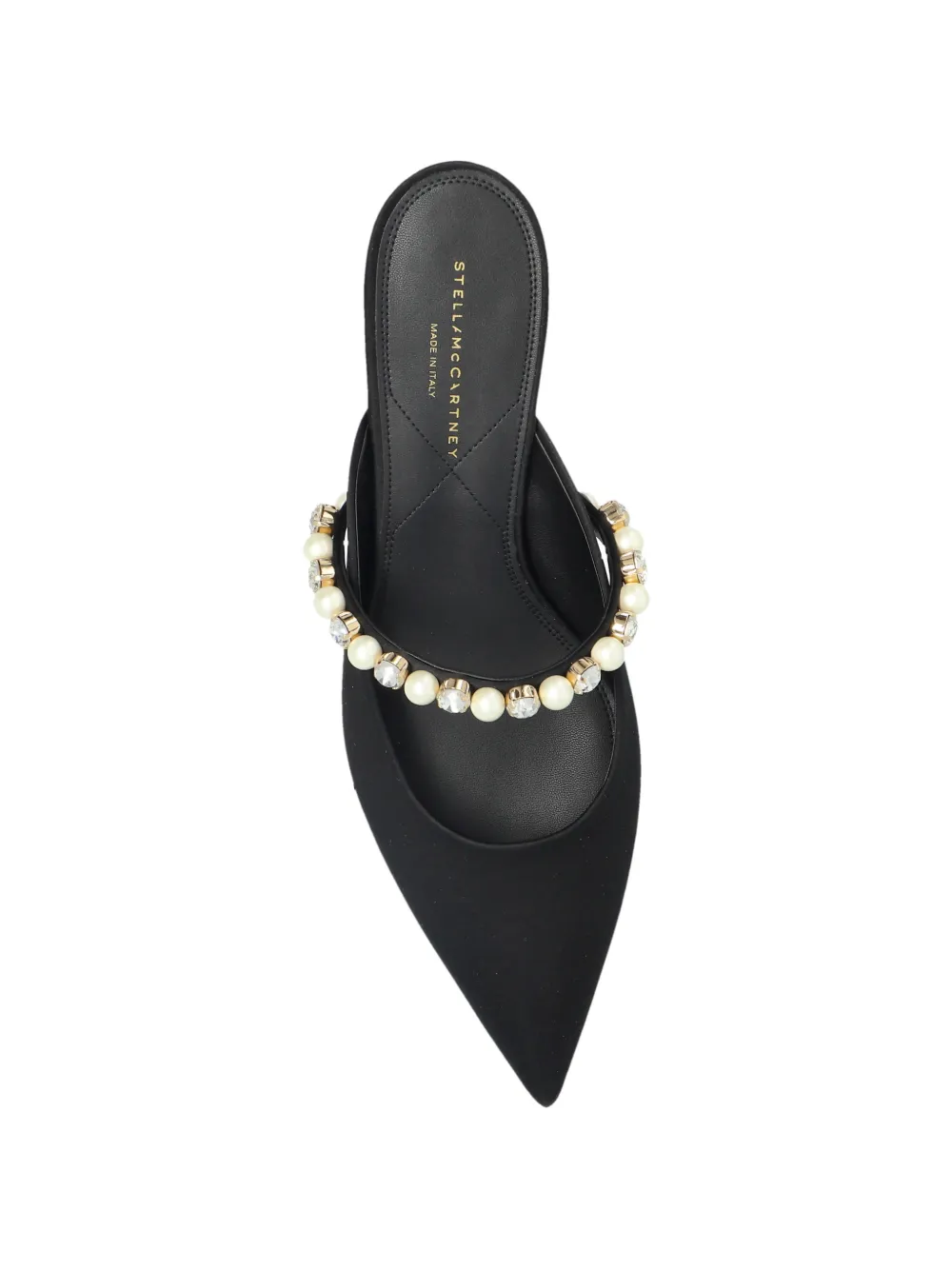 Stella McCartney Muiltjes verfraaid met parels Zwart