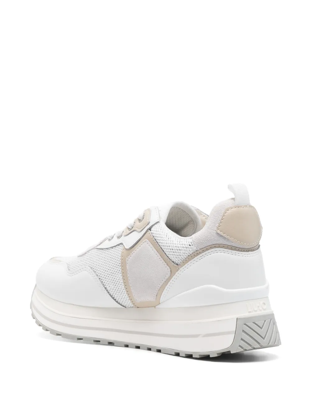  Liu Jo Maxi Wonder Logo-plaque Sneakers - White 