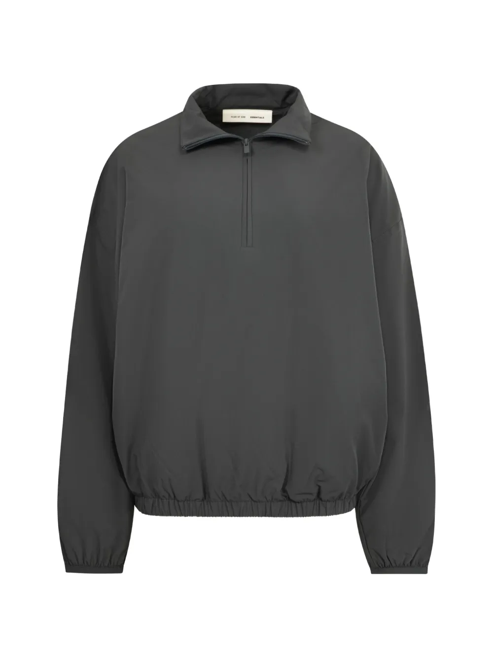 FEAR OF GOD ESSENTIALS half zip track jacket - Grau