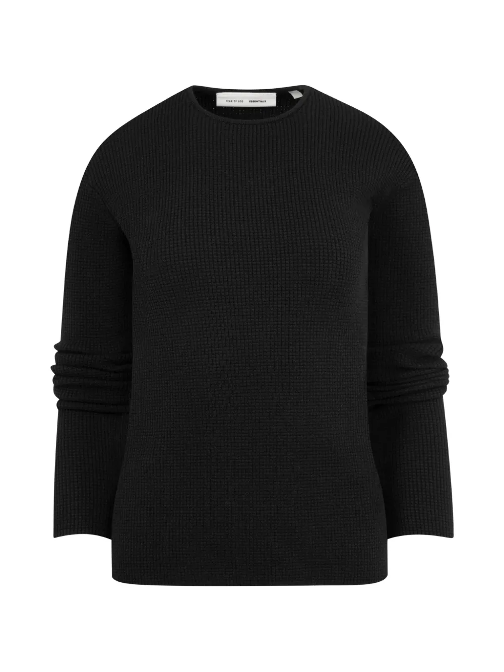 FEAR OF GOD ESSENTIALS Waffle long-sleeve top - Nero