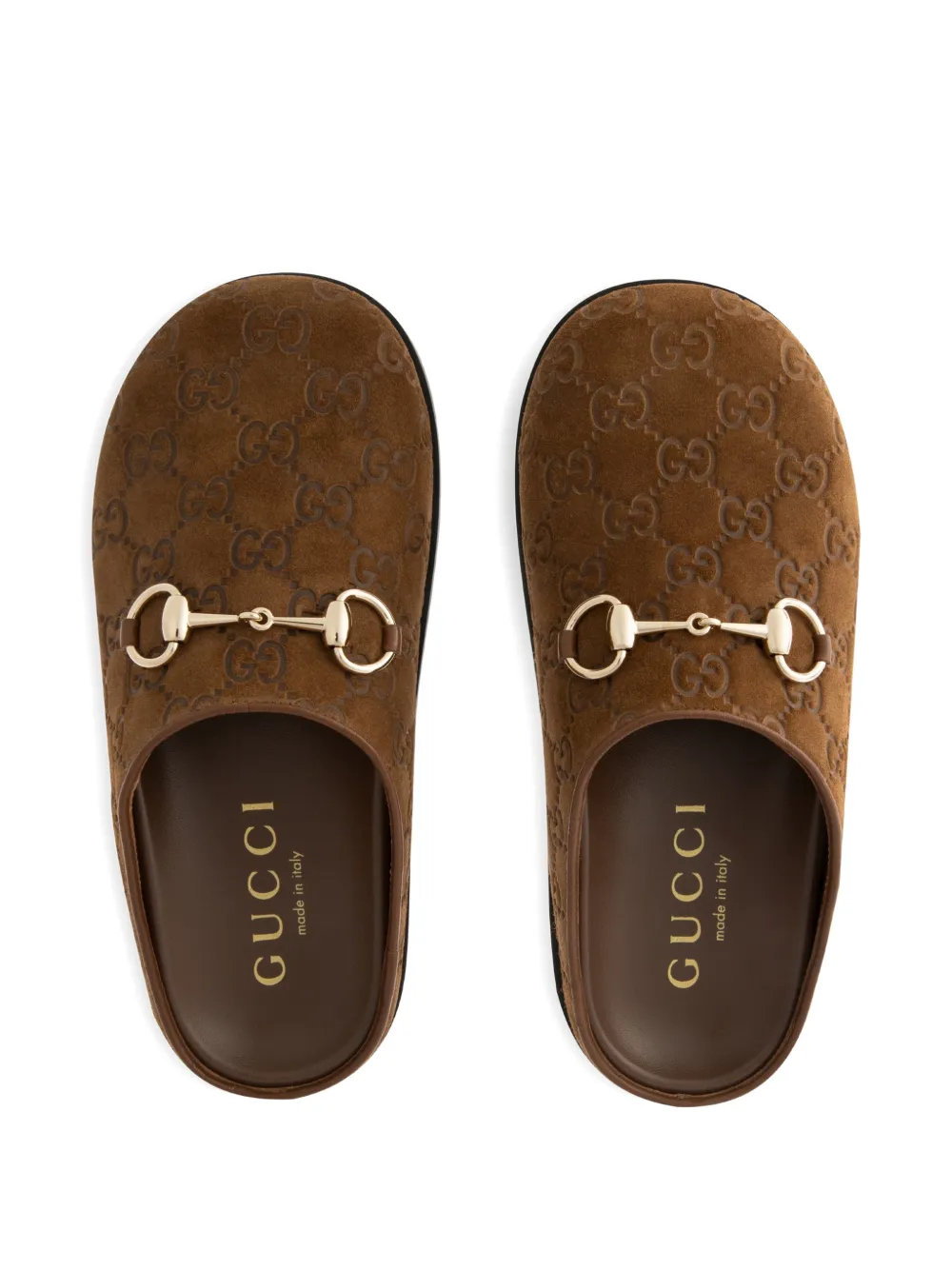 Gucci New Sol muiltjes Bruin