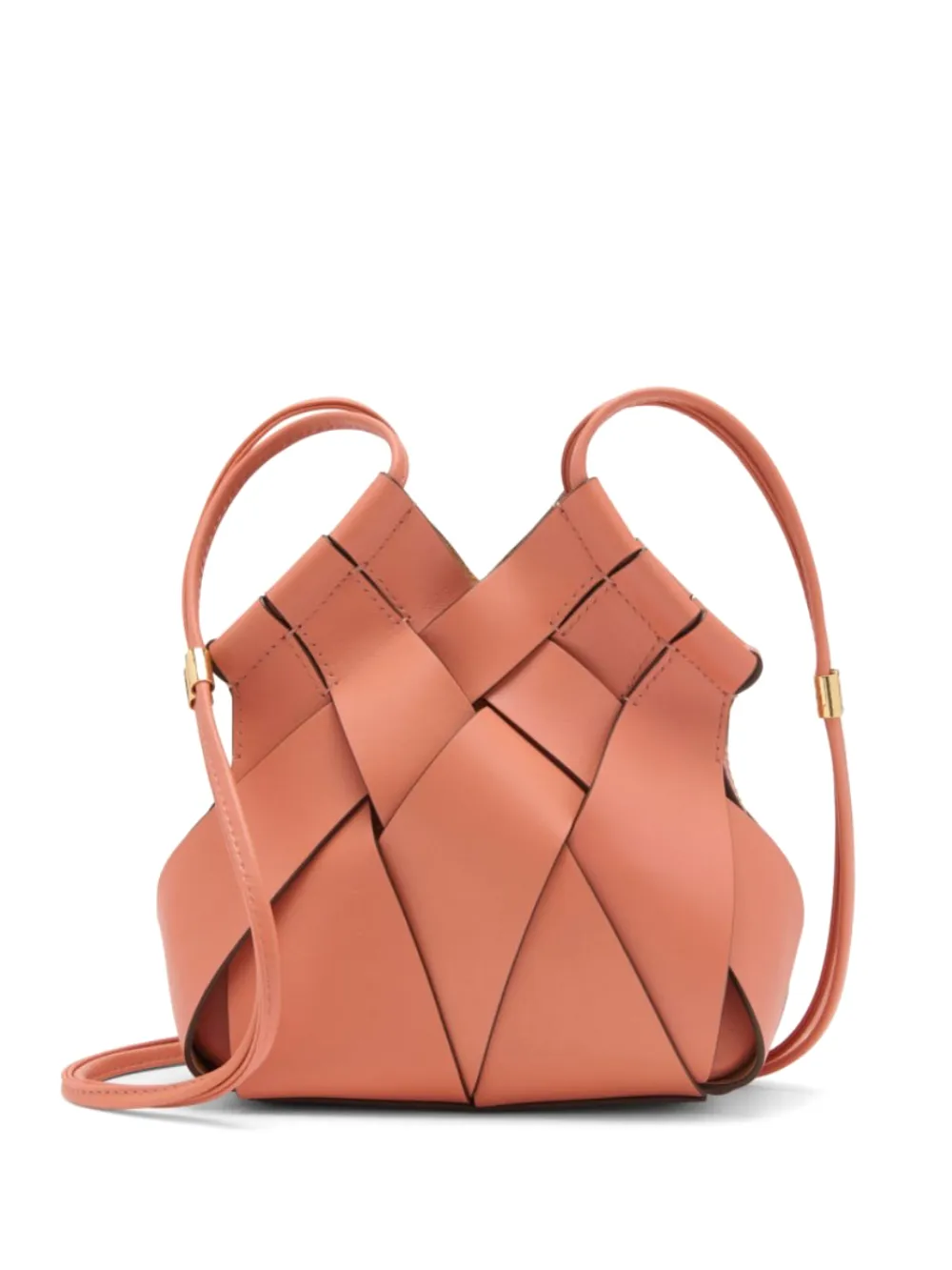 Ulla Johnson Charlotte woven leather cross body bags - Nero