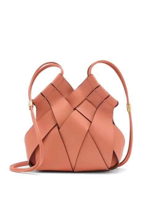 Ulla Johnson Charlotte crossbody-taske i vævet læder