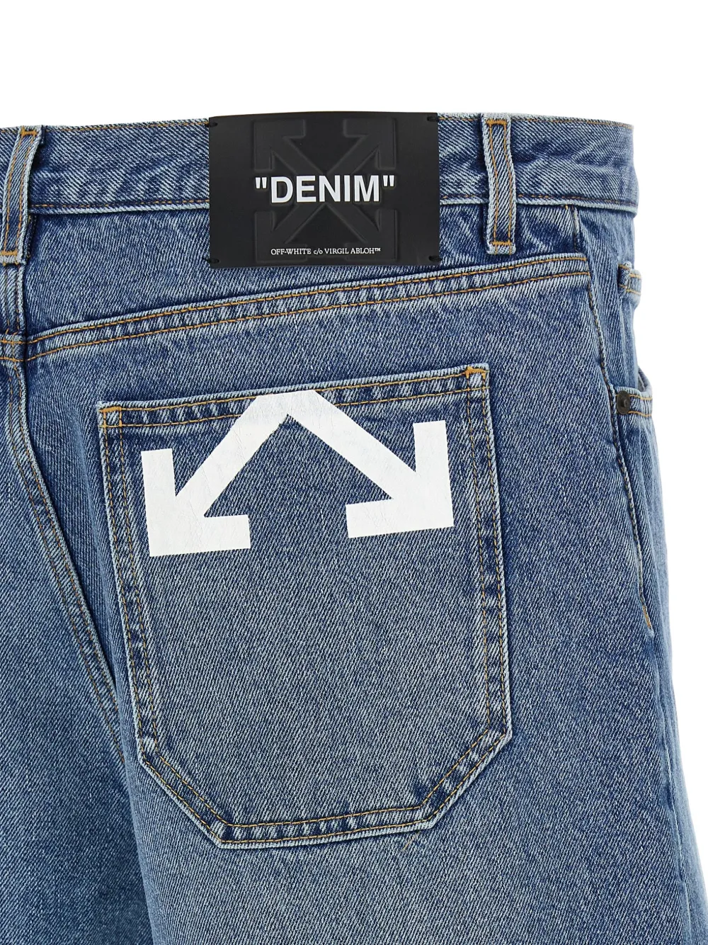 Off-White Half Arrow bermuda shorts Blauw