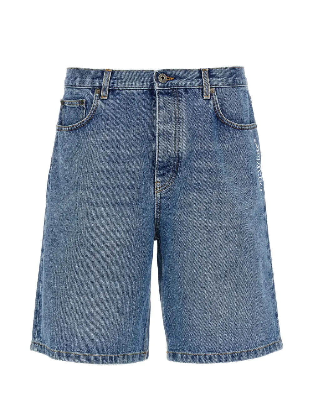 Off-White Half Arrow bermuda shorts - Blu