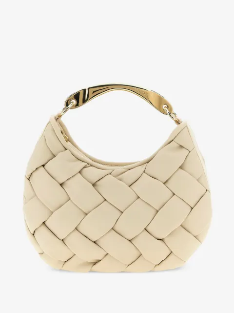 TWINSET handwoven Croissant bag