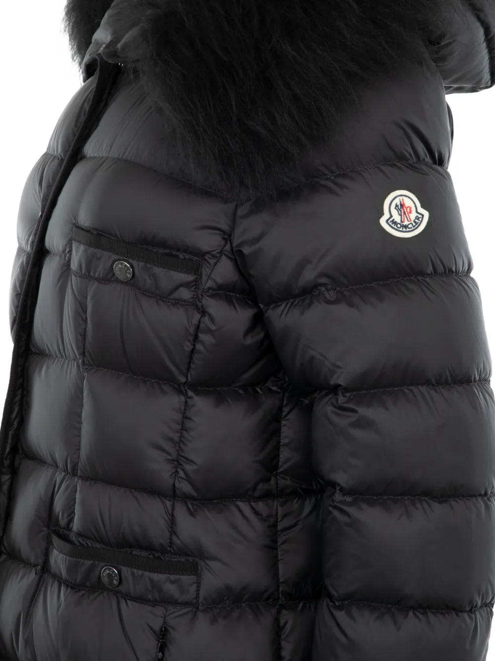  Moncler Hirma Padded Coat - Black 