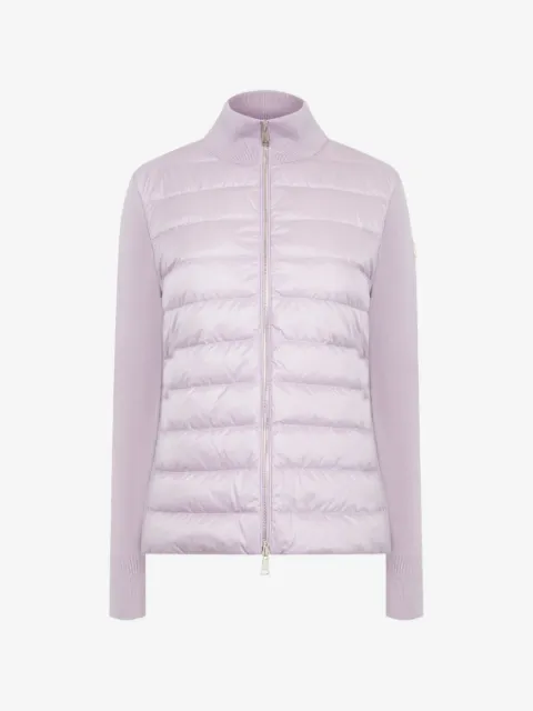Moncler panelled zip-up jacket