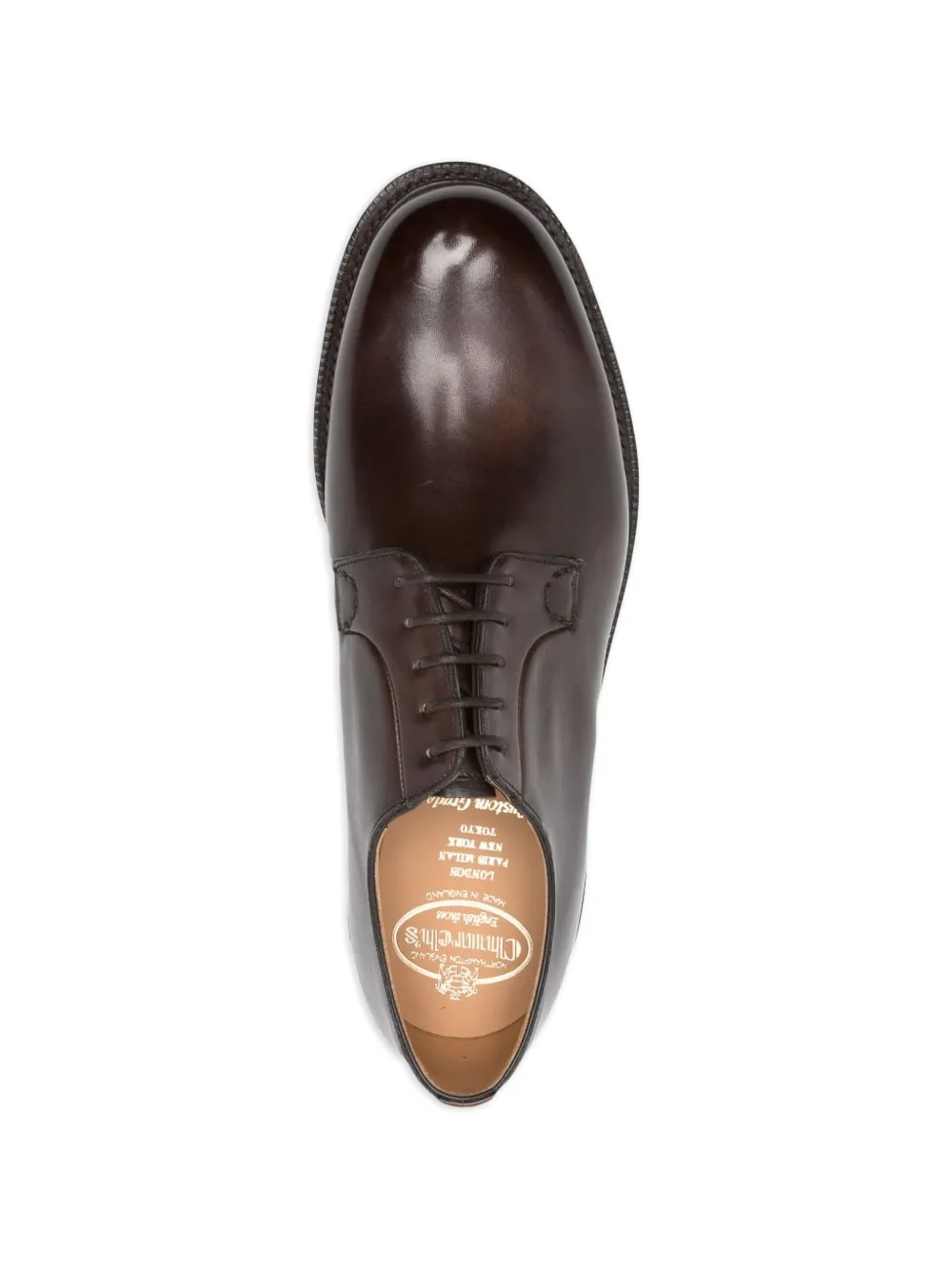 Church's Derby schoenen met ronde neus Bruin