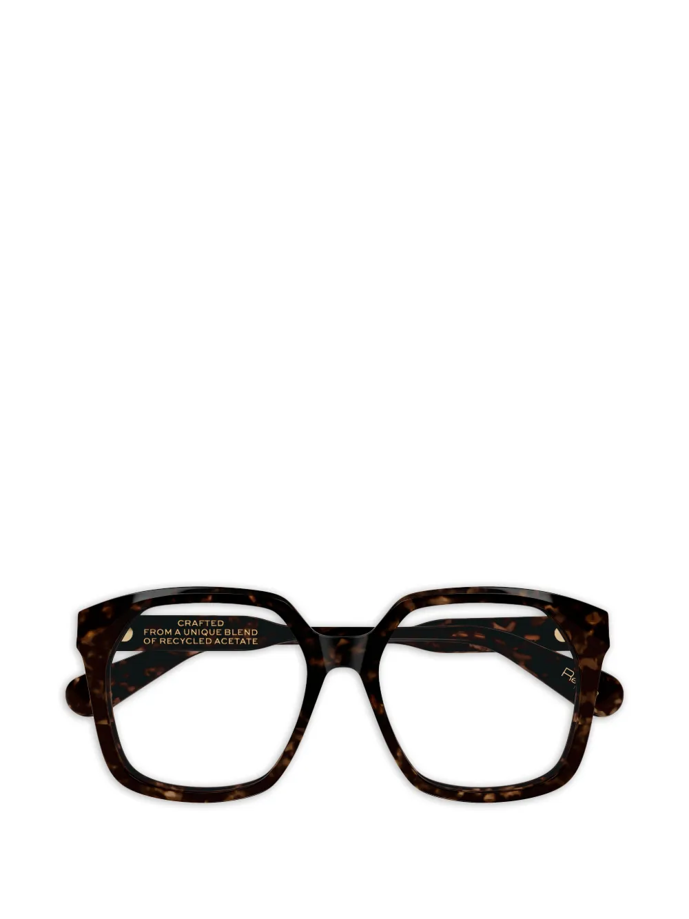 Chloé Eyewear square-frame glasses - Marrone