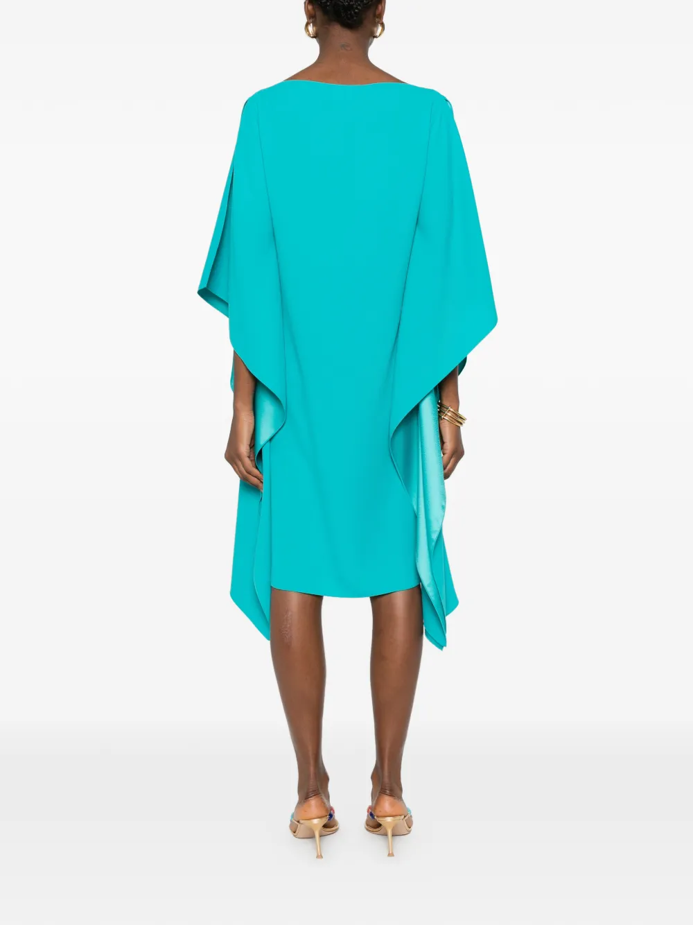 Gianluca Capannolo Midi-jurk met ronde hals Blauw