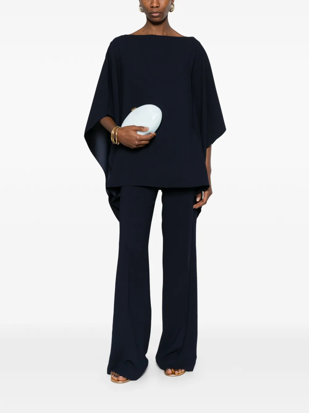  Gianluca Capannolo Short-sleeve Blouse - Blue 