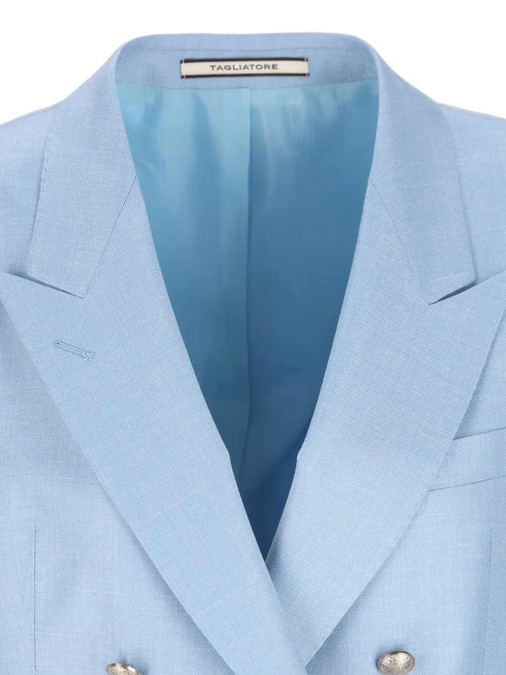 Tagliatore Blazer met dubbele rij knopen en klepzakken Blauw