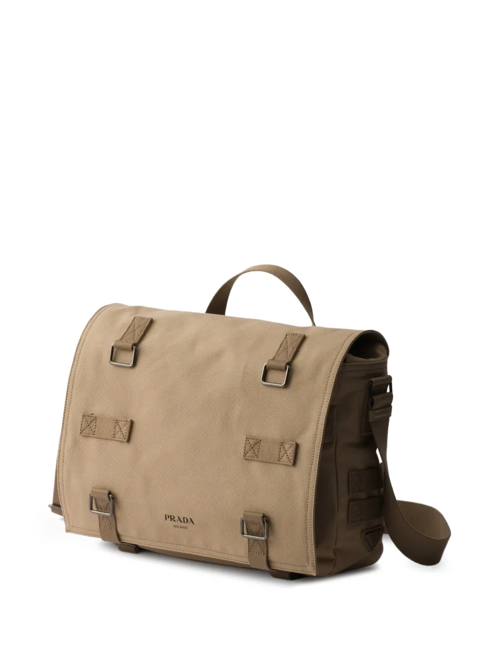 Prada Canvas messengertas Beige