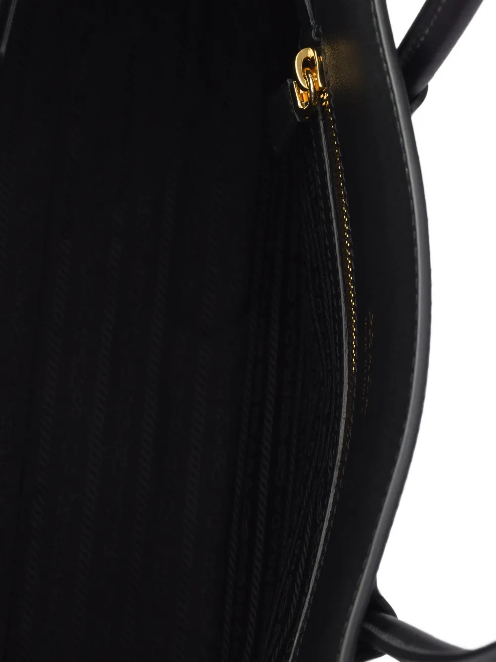 Prada Medium leren shopper Zwart