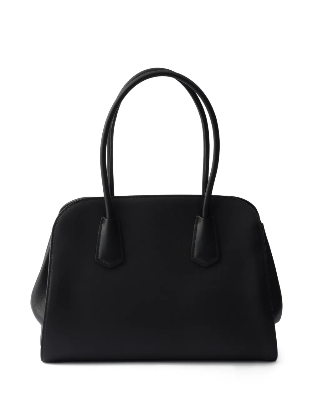 Prada Medium leren shopper Zwart