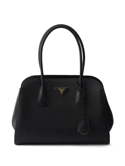 Prada medium leather tote bag