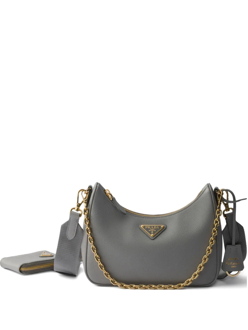 Prada Prada Re-Edition 2005 Saffiano leather bag - Grigio