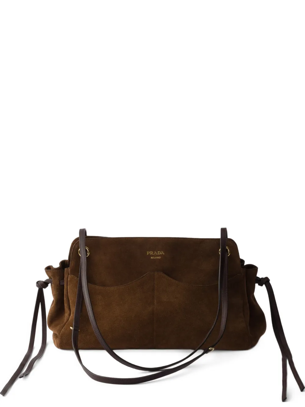 Prada Borsa tote Carry grande - Marrone