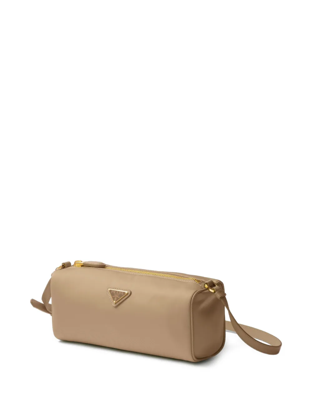 Prada Re-Nylon buidel met rits Beige
